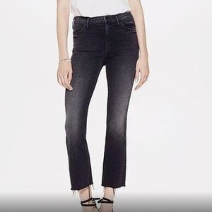 MOTHER Denim The Hustler Ankle Fray Size 30 Color Cats got your tongue